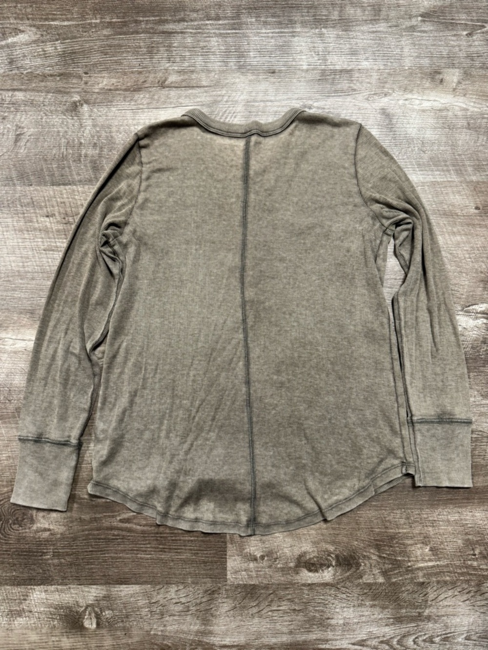 Aerie Ribbed Long Sleeve Shirt Size Medium - Picture 7 of 7